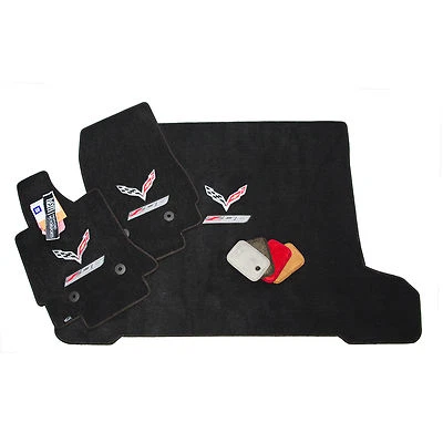 Alfombrillas y alfombrillas de carga Chevrolet Corvette C7 Z06 cupé Jet Premium 32 oz en stock Foto 1 de 4
