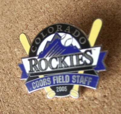 2005 Colorado Rockies Coors Field Staff only lapel pin MLB - Image 1 of 4