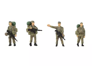 FALLER 151753 pista H0 soldados con equipaje figuras - Imagen 1 de 1