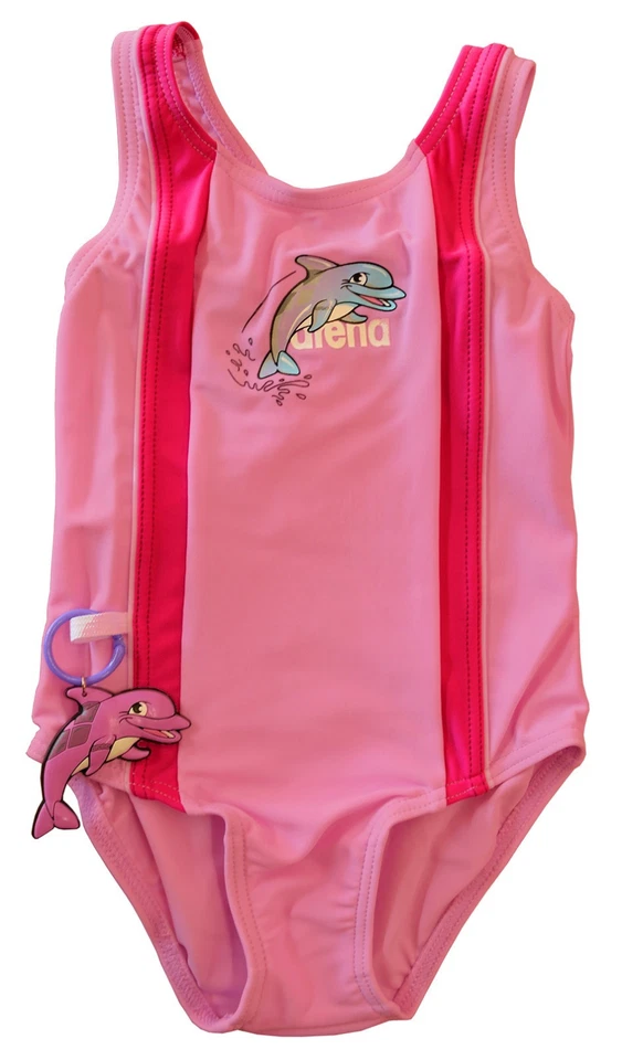 ARENA Martita Kids Mädchen BADEANZUG Einteiler Rosa Gr. 98 / 2-3 Jahre Alt - Bild 1 von 1