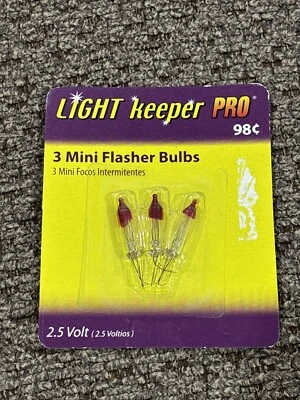 Light Keeper Pro Mini Flasher Bulbs 2.5V - Image 1 of 2