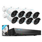 Reolink 8CH NVR 5MP POE Security IP Camera System Audio Night Vision 2TB HDD