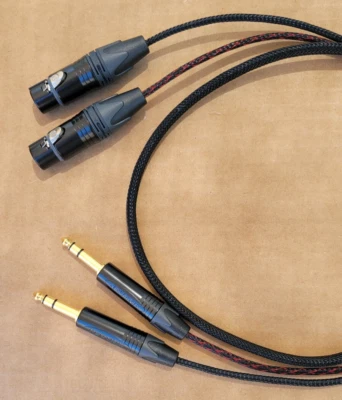 1'FT to 8FT Mogami Cable 2 Channel Snake Gold Neutrik XLR Female to 1/4 TRS - Image 1 of 4