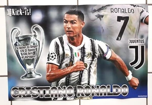 Just Kick It POSTER Cristiano Ronaldo CR7 Real Madrid Juventus Turin Fußball - Bild 1 von 1
