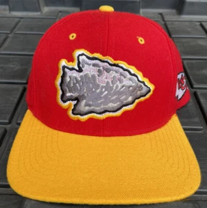 Vintage 90s Kansas City Chiefs Starter Image Snapback Hat Cap NFL 100% Wool - Picture 1 of 11