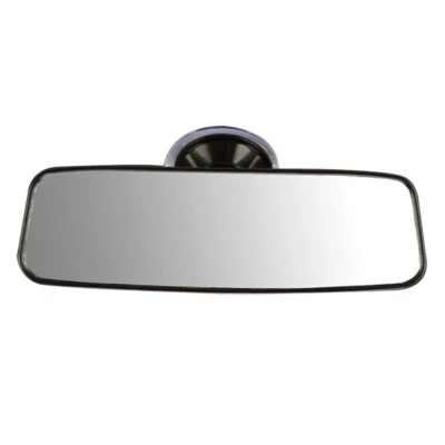 Universal Wide Flat Interior Rear View Mirror with 360° Rotable Suction Cup M8C5 - Image 1 of 4