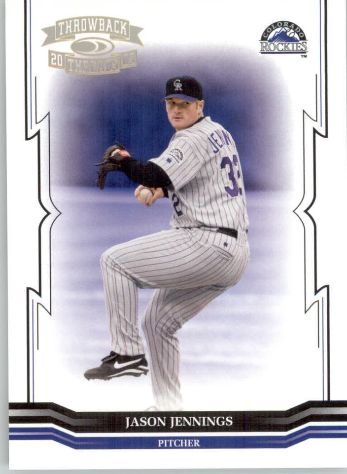 2005 Throwback Threads Baseball "Gold Century Proof" Parallel Cards - Image 1 of 1