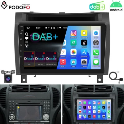 DAB+ Für Mercedes-Benz SLK R171 2004-2011 Autoradio Android 13 GPS Navi WIFI RDS - Bild 1 von 4
