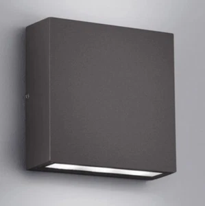 Lámpara de pared TRIO Thames moderna antracita diecast aluminio arriba/abajo (18) - Imagen 1 de 3
