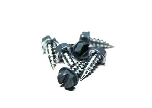 (500) Tornillos de chapa de cabeza hexagonal ranurados 8x1/2 (azul país) - Imagen 1 de 1