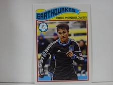 2013 Topps MLS 1978 English Footballer Chris Wondolowski #EPL-CW