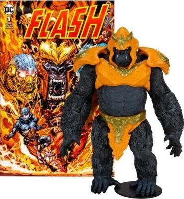 WB DC Direct - Page Punchers Mega Figure With Comic - The Flash - Gorilla Grodd - Image 1 of 4