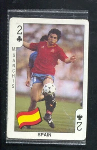 Vintage Dandy Fußball Bubble Gum Spielkarte Manuel Sanchís Spanien - Bild 1 von 2