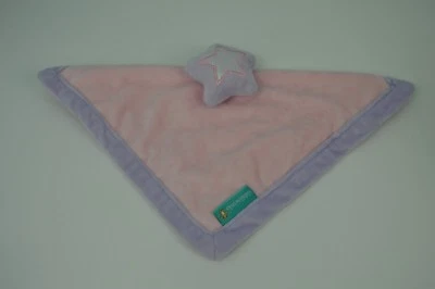 Manta de seguridad Tiddliwinks Star Lovey rosa claro púrpura peluche juguete para bebé Foto 1 de 4