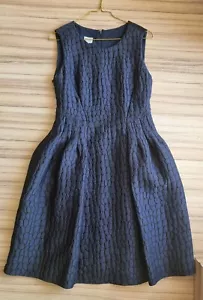 Luxus: Armani Kleid, Marineblau, Gr. 36 (D), runder Ausschnitt, A-Linie, TOP - Bild 1 von 12