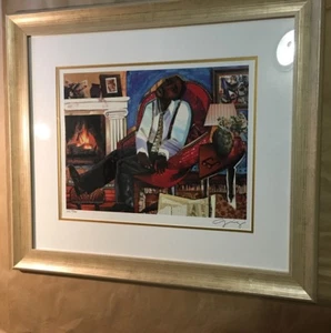 Gigi Boldon "Overworked" Signed Ltd. Auflage gerahmt - Bild 1 von 12