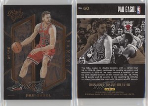 2015-16 Panini Black Gold Bronze Pau Gasol #60 HOF
