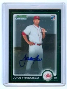 2009 JUAN FRANCISCO 2011 BOWMAN CHROME AUTOGRAPHED ROOKIE - Picture 1 of 2
