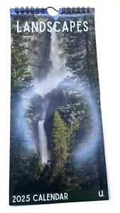 2025 Slim Postal Calendar –Landscape Assorted Designs Iconic Photos - Picture 1 of 2