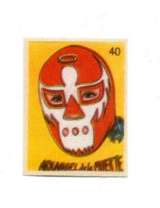 Arkangel Lucha Libre Pro Wrestling Sticker Card AAA CMLL 1980s Luchador #40 - Picture 1 of 2