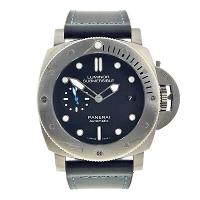 Panerai Luminor Submersible Titanium Black Dial 47mm Automatic Watch PAM01305 - Image 1 of 4