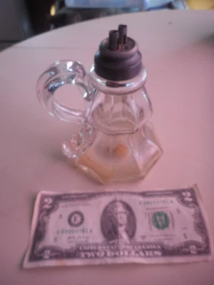 Лампа для пальцев с китовым маслом начала 19 века - Изображение 1 из 4