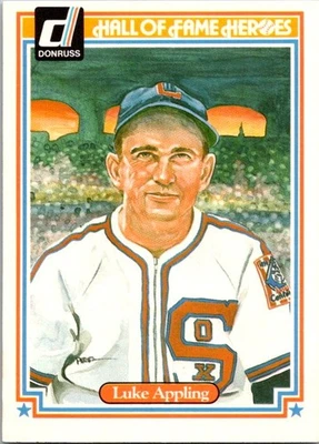 1983 Donruss Hall of Fame Heroes #8 Luke Appling - Image 1 of 2