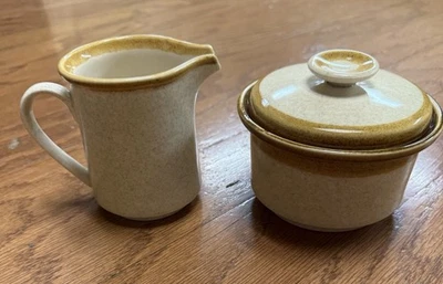 RETIRADO Mikasa Stone Manor Sugar Creamer Juego de 3 Piezas F5800 De Colección COMO NUEVO Foto 1 de 4