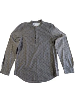 Camisa PS Paul Smith Polkadot Para Hombre Mediana Sin Cuello Gris Ligera En muy buena condición Foto 1 de 4