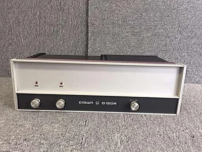 Crown D150A Stereo Power Amplifier Vintage Confirmed Operation Free Ship - Image 1 of 4