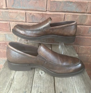 Ecco Vitrus III Apron Toe Slipper Leder Halbschuhe Schuhe Braun Herren EU 44 US 10 - Bild 1 von 14