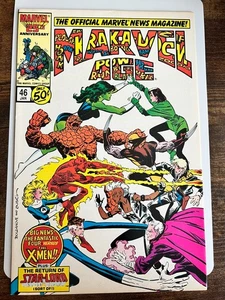 MARVEL AGE #46 JAN BIG NEWS! THE FANTASTIC FOUR VERSUS THE X-MEN!! 50¢ - Picture 1 of 2