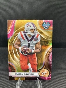 2024 Bowman's Best University -  Kyron Drones #52 GOLD REFRACTOR /50 HOKIES - Picture 1 of 2