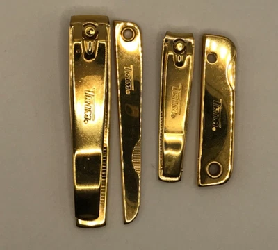 KIT DE MANICURA VINTAGE TRIM 4 piezas tono dorado - Buen estado Foto 1 de 4