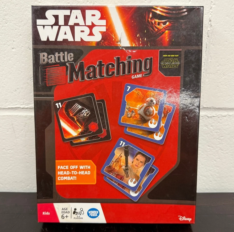 Disney Star Wars Battle Matching Game The Force Awakens Ages 6 and up