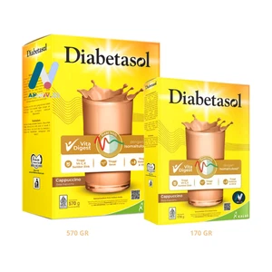 DIABETASOL Cappucino Cholesterol Nutrition Diabetic Vit D Calcium Immune Booster - Picture 1 of 22