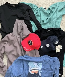 7 Lot Patagonia Womens L T Shirt Weerti Spanx Cardigan Jacket Merino Tech USA - Picture 1 of 20