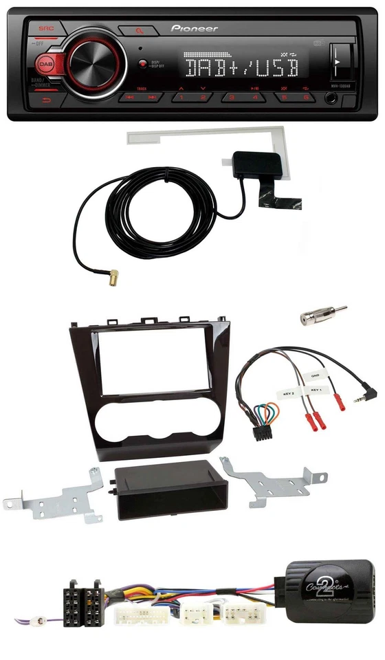 Pioneer 1DIN MP3 DAB USB Lenkrad Autoradio für Subaru Forester ab 2015 - Bild 1 von 4