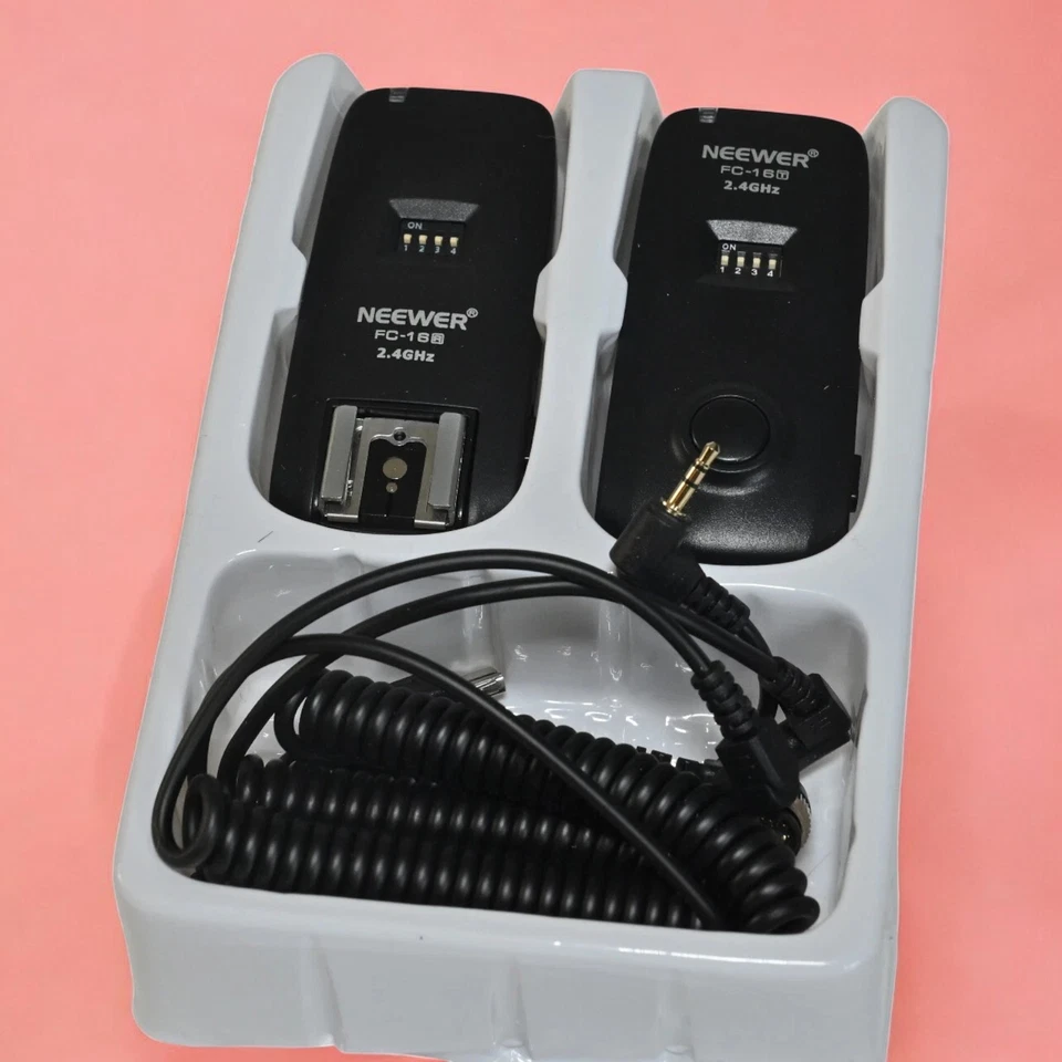 Neewer FC-16 2.4GHz Wireless Flash Trigger Kit-N for Nikon – Open Box - Image 1 of 4