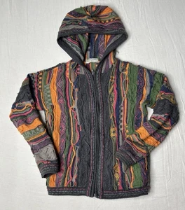 Aklanda 3D Storm 100 % Merinowolle Strick Reißverschluss Hoodie Gr. Medium mehrfarbig Australien - Bild 1 von 6