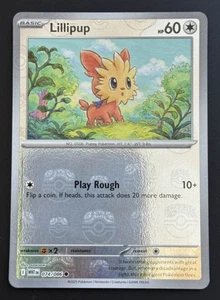 Lillipup - 074/086 - Master Ball - Pokemon White Flare Pack Fresh - Picture 1 of 2