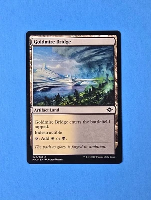 1x Goldmire Bridge Modern Horizons 2 2021 MH2 Mtg Artifact Land Mana Card 247 - Image 1 of 2