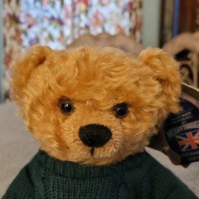 Oso de peluche Rubio Mohair edición limitada Merryought Reino Unido Inglaterra firmado 8 pulgadas usado en excelente estado Foto 1 de 4