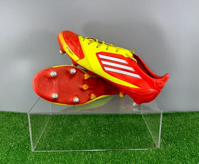 Adidas adizero F50 SG Leather V23966 Elite US9.5 UK9 Multicolor boots Cleats - Image 1 of 4