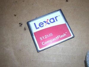Lexar 512MB - Compact Flash Card - Picture 1 of 6