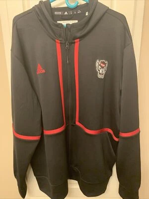 MENS 2XL NC STATE WOLFPACK FULL ZIP UP HOODIE HOODY SWEAT SHIRT THICK WARM - Image 1 of 4