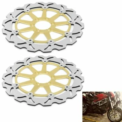 Rotores de discos de freno delanteros para KTM SUPERDUKE 990 R 2007-2013 RC8 1190 2008-2014 13 Foto 1 de 4
