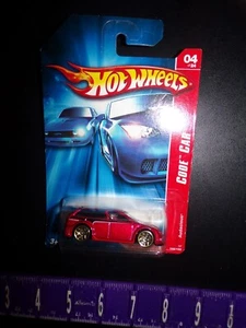 Hot Wheels Code Car Audacious #088 (Red) NEW ON CARD - Picture 1 of 4