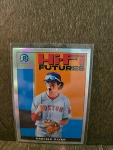Marcelo Mayer 2022 Bowman Chrome Hi-Fi Futures Boston Red Sox C - Picture 1 of 2