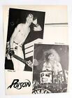 POISON / RIKKI ROCKETT & BOBBY DALL MAGAZINE FULL PAGE PINUP POSTER CLIPPING (2)
